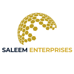 Saleem Enterprises logo – Export, Software, and BPO services company-transparent